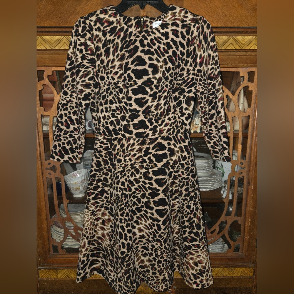 Leopard Print Dress, Calvin Kein Size 2